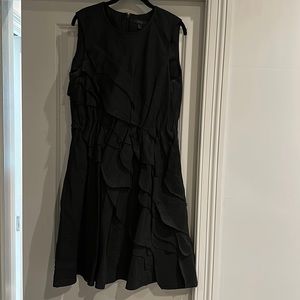 Black Cos Ruffle Dress